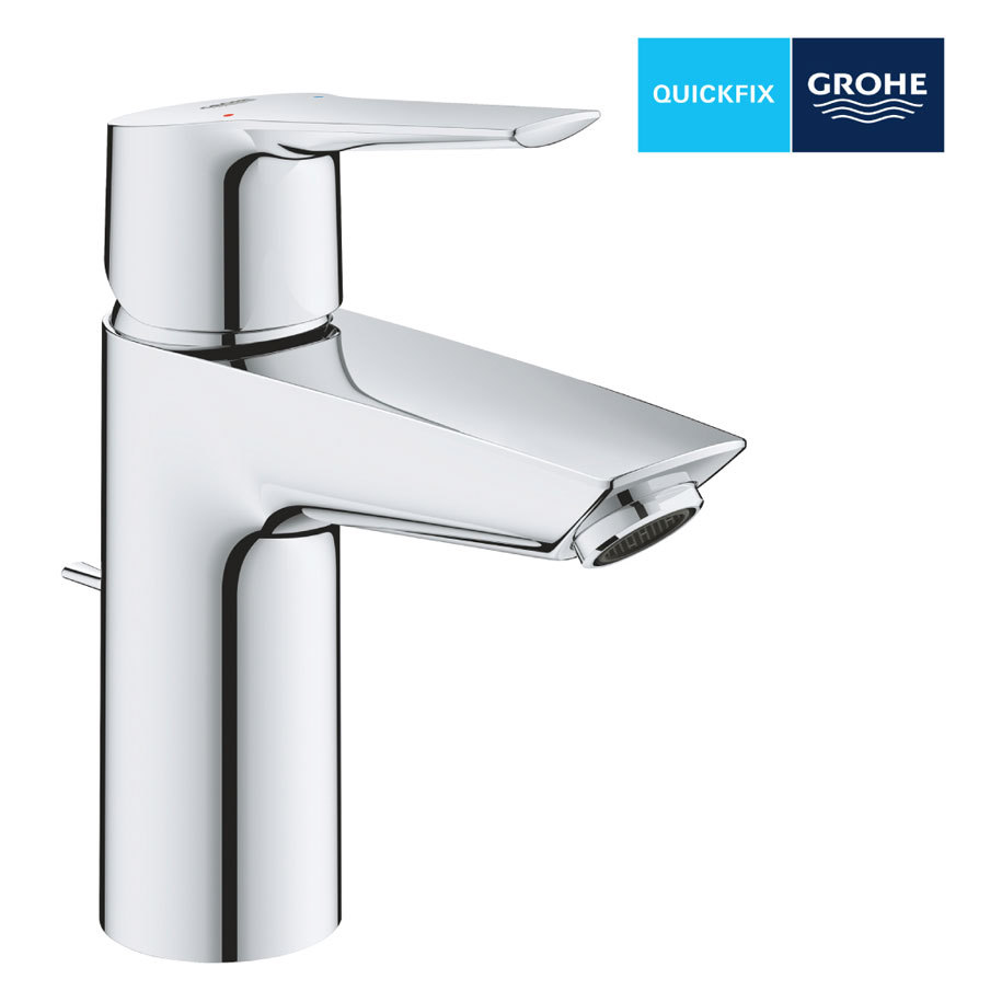 GROHE Start S Single-Lever Basin Mixer, Deck-Mounted, Chrome