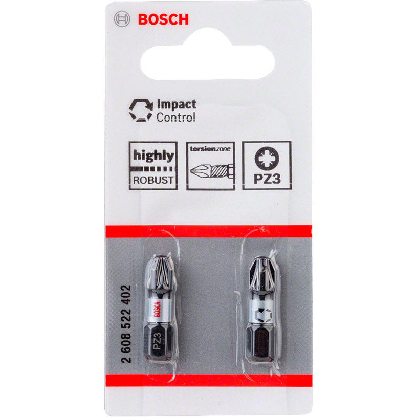 BOSCH БИТОВЕ IMPACT CONTROL PZ3, 25 MM BOSCH БИТОВЕ IMPACT CONTROL PZ3, 25 MM