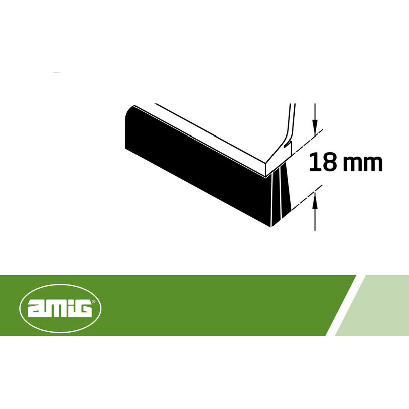 ***УПЛЪТНЯВАЩА ЧЕТКА ЗА ВРАТА 1 M БЯЛА ***УПЛЪТНЯВАЩА ЧЕТКА ЗА ВРАТА 1 M БЯЛА