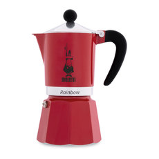 КАФЕВАРКА RAINBOW ROSSA 3 ЧАШИ ЧЕРВЕНА КАФЕВАРКА RAINBOW ROSSA 3 ЧАШИ ЧЕРВЕНА