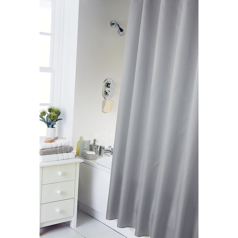 ЗАВЕСА ЗА БАНЯ PVC 180Х200 /СИВА/ ЗАВЕСА ЗА БАНЯ PVC 180Х200 /СИВА/
