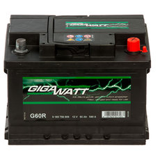 АКУМУЛАТОР GIGAWATT 60 AH АКУМУЛАТОР GIGAWATT 60 AH