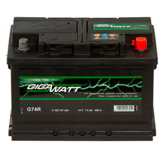 АКУМУЛАТОР GIGAWATT 74 AH АКУМУЛАТОР GIGAWATT 74 AH