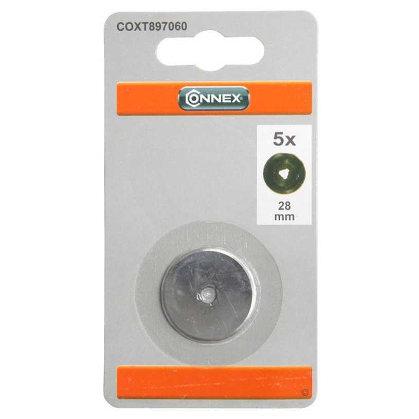 CONNEX РЕЗЕРВЕНИ НОЖЧЕТА 28MM 5БР CONNEX РЕЗЕРВЕНИ НОЖЧЕТА 28MM 5БР