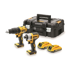 АКУМУЛАТОРЕН БЕЗЧЕТКОВ КОМПЛЕКТ DEWALT DCK2060D2T-QW 18 V, BATTERY COUNT 2, 2.00 Ah, TOOL CASE АКУМУЛАТОРЕН БЕЗЧЕТКОВ КОМПЛЕКТ DEWALT DCK2060D2T-QW 18 V, BATTERY COUNT 2, 2.00 Ah, TOOL CASE