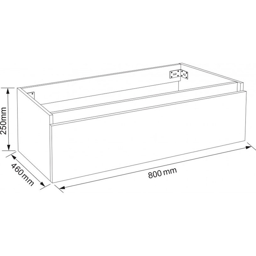 ЧЕКМЕДЖЕ ЗА МОНТАЖ ПОД ПЛОТ 8020 ЧЕКМЕДЖЕ ЗА МОНТАЖ ПОД ПЛОТ 8020