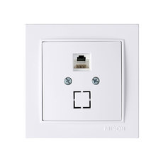 РОЗЕТКА RJ45 CAT.5E БЯЛА THOR РОЗЕТКА RJ45 CAT.5E БЯЛА THOR