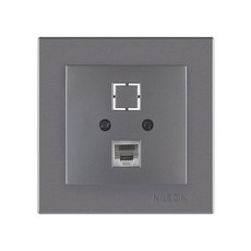 РОЗЕТКА RJ45 CAT.5E АНТРАЦИТ ALEGRA РОЗЕТКА RJ45 CAT.5E АНТРАЦИТ ALEGRA
