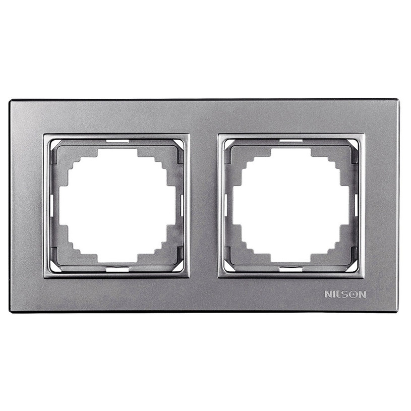 РАМКА ДВОЙНА АНТРАЦИТ ALEGRA РАМКА ДВОЙНА АНТРАЦИТ ALEGRA