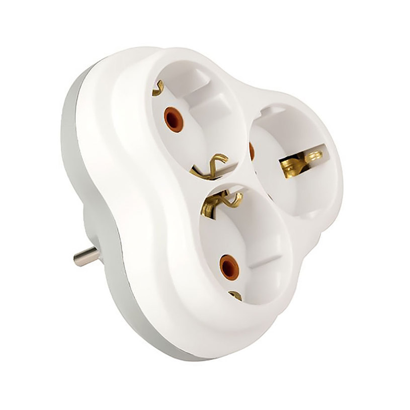 АДАПТЕР 3ГН. БЕЗ КАБЕЛ БЯЛ АДАПТЕР 3ГН. БЕЗ КАБЕЛ БЯЛ