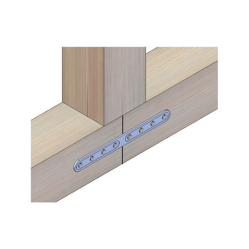 Планка мод.505/100х20х2.5, черен мат Планка мод.505/100х20х2.5, черен мат