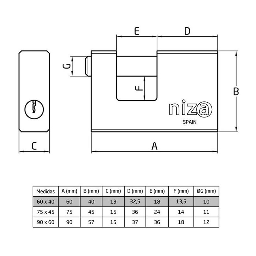 Катинар NIZA, месинг, мод. 200, 60мм Катинар NIZA, месинг, мод. 200, 60мм