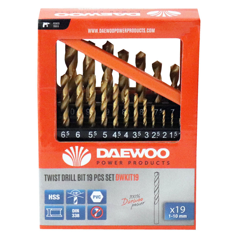 DAEWOO К-КТ СВРЕДЛА ЗА МЕТАЛ С ТИТАН.ПОК DAEWOO К-КТ СВРЕДЛА ЗА МЕТАЛ С ТИТАН.ПОК