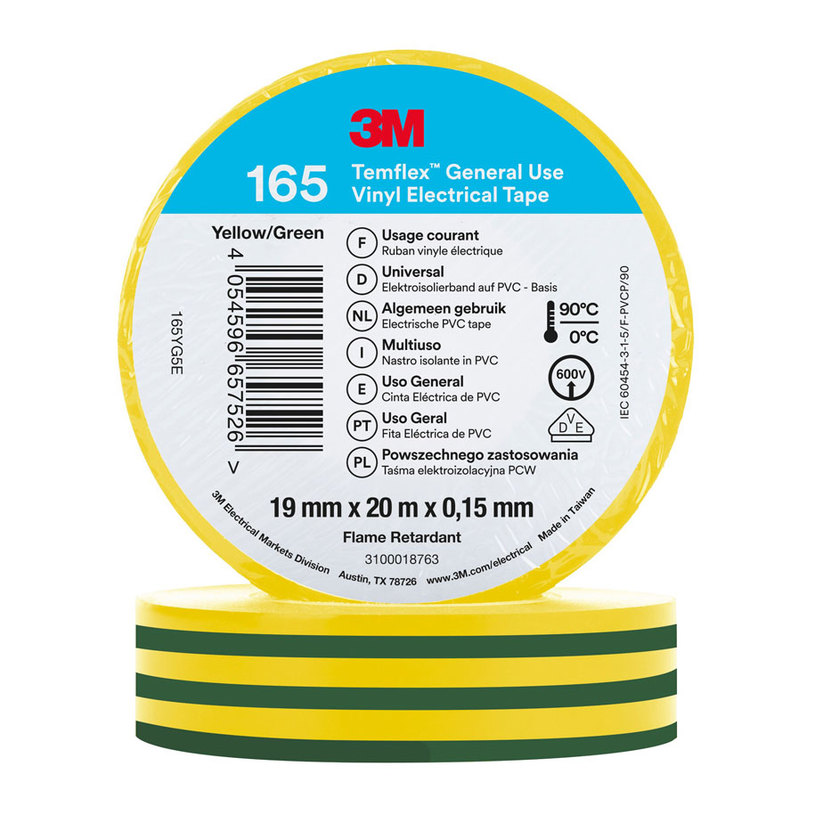 3М ИЗОЛИРБАНД 20 М/19 ММ ЖЪЛТ/ЗЕЛЕН 3М ИЗОЛИРБАНД 20 М/19 ММ ЖЪЛТ/ЗЕЛЕН
