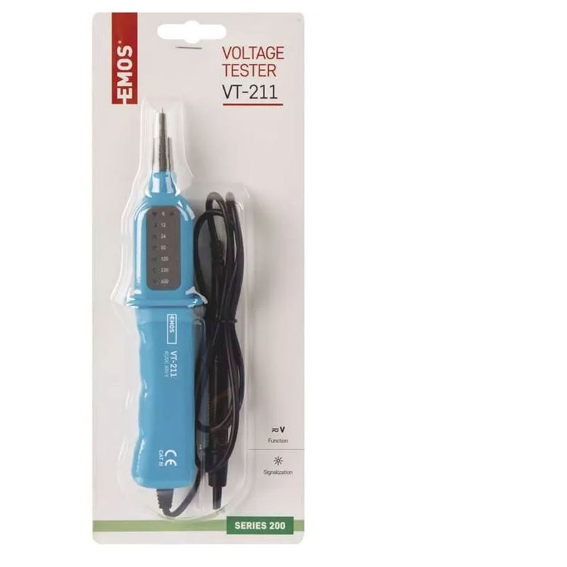 ТЕСТЕР НА НАПРЕЖЕНИЕ EMOS VT-211 ТЕСТЕР НА НАПРЕЖЕНИЕ EMOS VT-211
