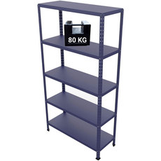 СТЕЛАЖ GRIMA 187X100X40/5X80 СИН СТЕЛАЖ GRIMA 187X100X40/5X80 СИН