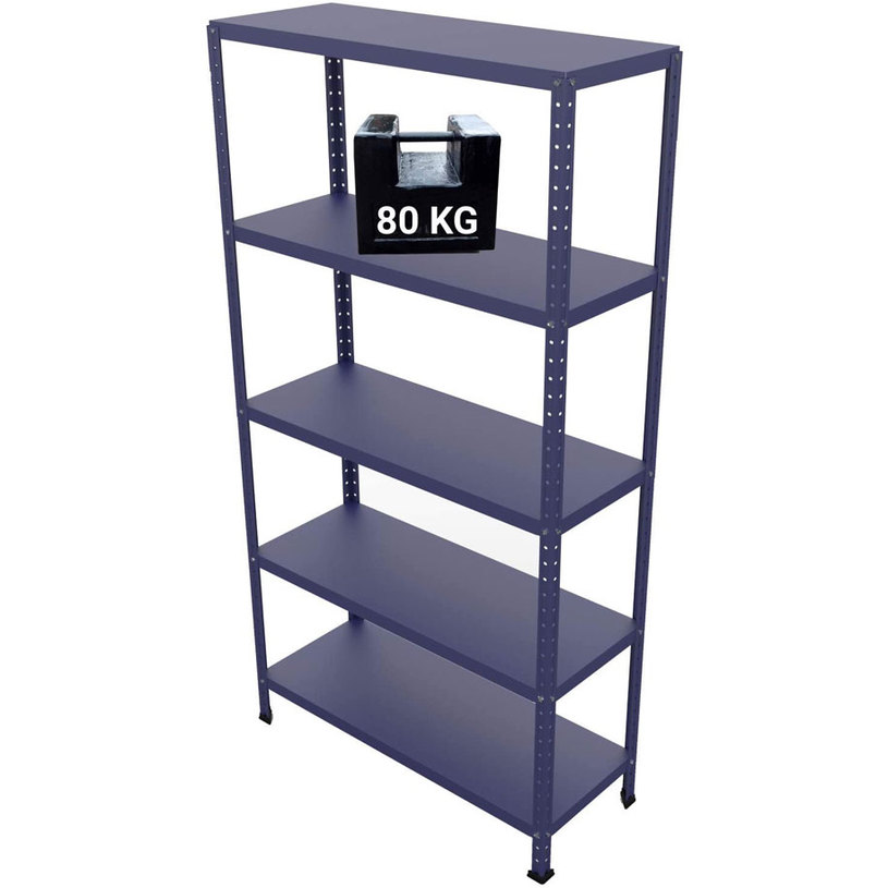 СТЕЛАЖ GRIMA 187X100X40/5X80 СИН СТЕЛАЖ GRIMA 187X100X40/5X80 СИН