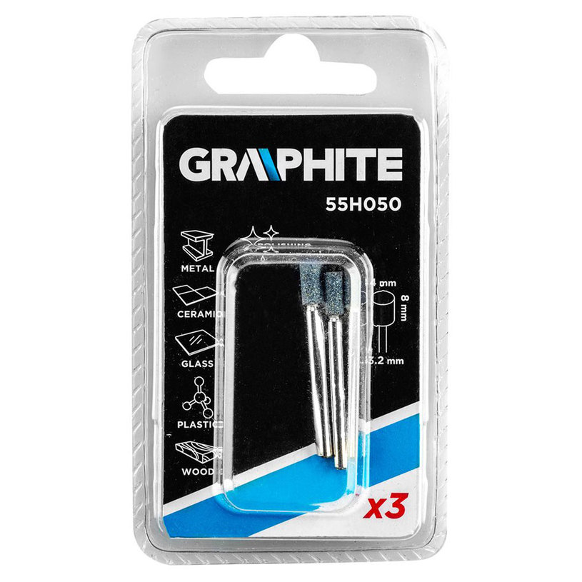 GRAPHITE ШЛИФ.НАКР.ЗА КАМЪК 4X8MM 3БР GRAPHITE ШЛИФ.НАКР.ЗА КАМЪК 4X8MM 3БР