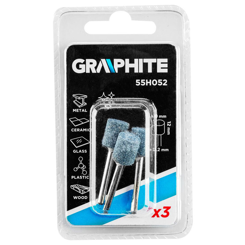 GRAPHITE ШЛИФ.НАКР.ЗА КАМЪК 5X12MM 3БР GRAPHITE ШЛИФ.НАКР.ЗА КАМЪК 5X12MM 3БР