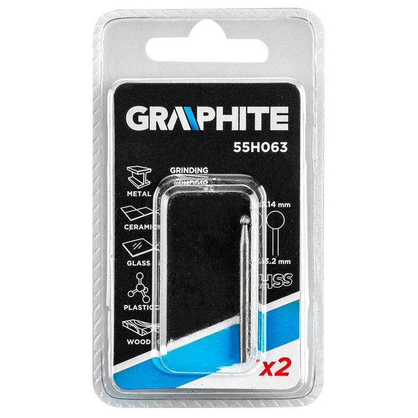 GRAPHITE ФРЕЗЕР 3.2 X 3.14 MM 2 БР GRAPHITE ФРЕЗЕР 3.2 X 3.14 MM 2 БР