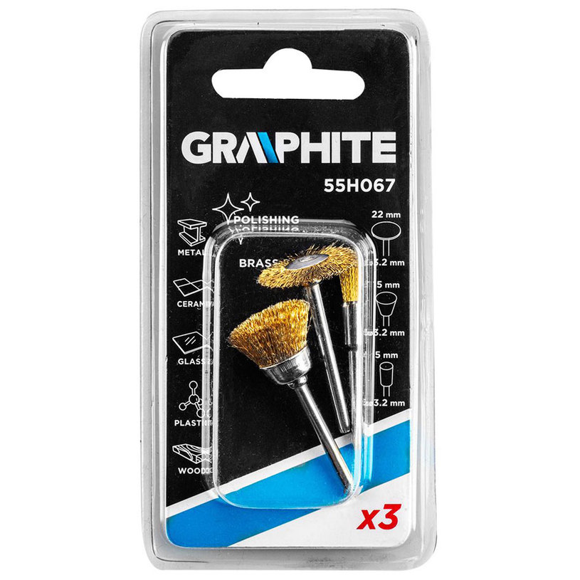 GRAPHITE КОМПЛЕКТ МЕД.ТЕЛЕНИ ЧЕТКИ 3БР GRAPHITE КОМПЛЕКТ МЕД.ТЕЛЕНИ ЧЕТКИ 3БР