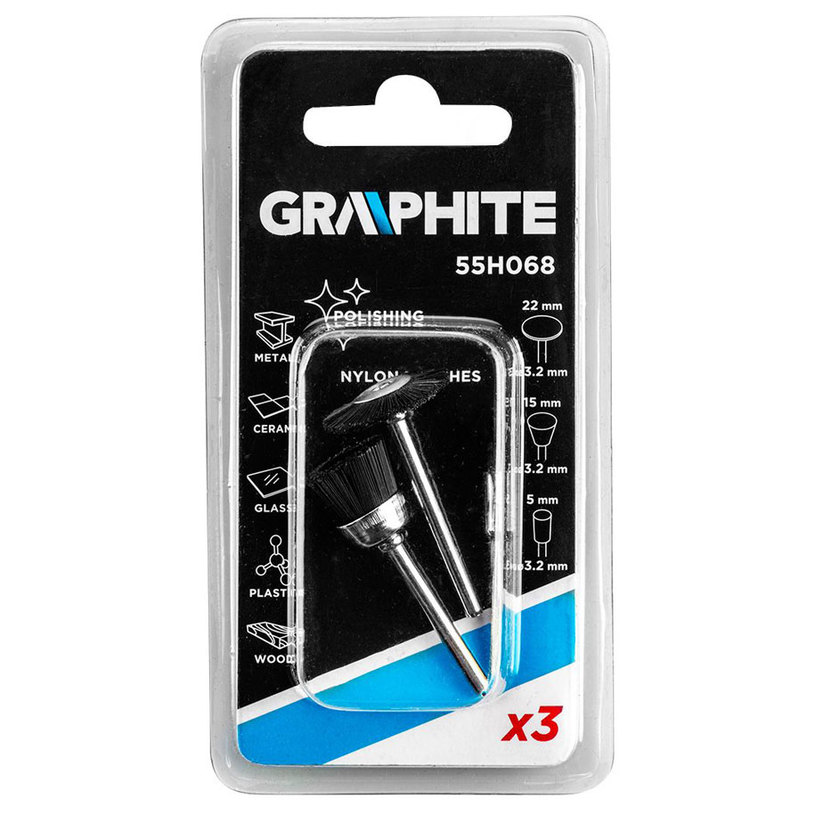 GRAPHITE КОМПЛЕКТ НАЙЛ.ТЕЛЕНИ ЧЕТКИ 3БР GRAPHITE КОМПЛЕКТ НАЙЛ.ТЕЛЕНИ ЧЕТКИ 3БР