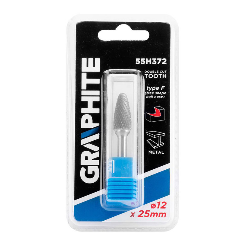 GRAPHITE КАРБИДЕН ЗАОБЛЕН ФРЕЗЕР 12X25MM GRAPHITE КАРБИДЕН ЗАОБЛЕН ФРЕЗЕР 12X25MM