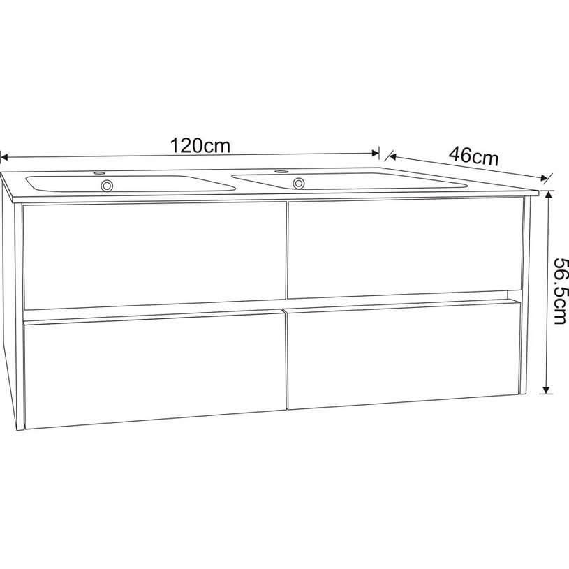 #ШКАФ С ДВОЕН УМ. КАРОЛАН 120СМ. 11955@@ #ШКАФ С ДВОЕН УМ. КАРОЛАН 120СМ. 11955@@