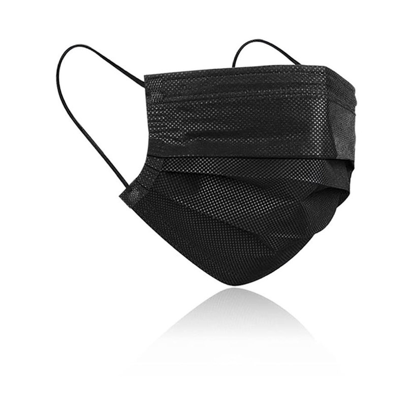 *ТРИСЛОЙНА ЕДНОКР.МАСКА 1БР. ЧЕРЕН *ТРИСЛОЙНА ЕДНОКР.МАСКА 1БР. ЧЕРЕН