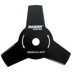 RAIDER Нож за коса Ф255x25.4 mm RAIDER Нож за коса Ф255x25.4 mm