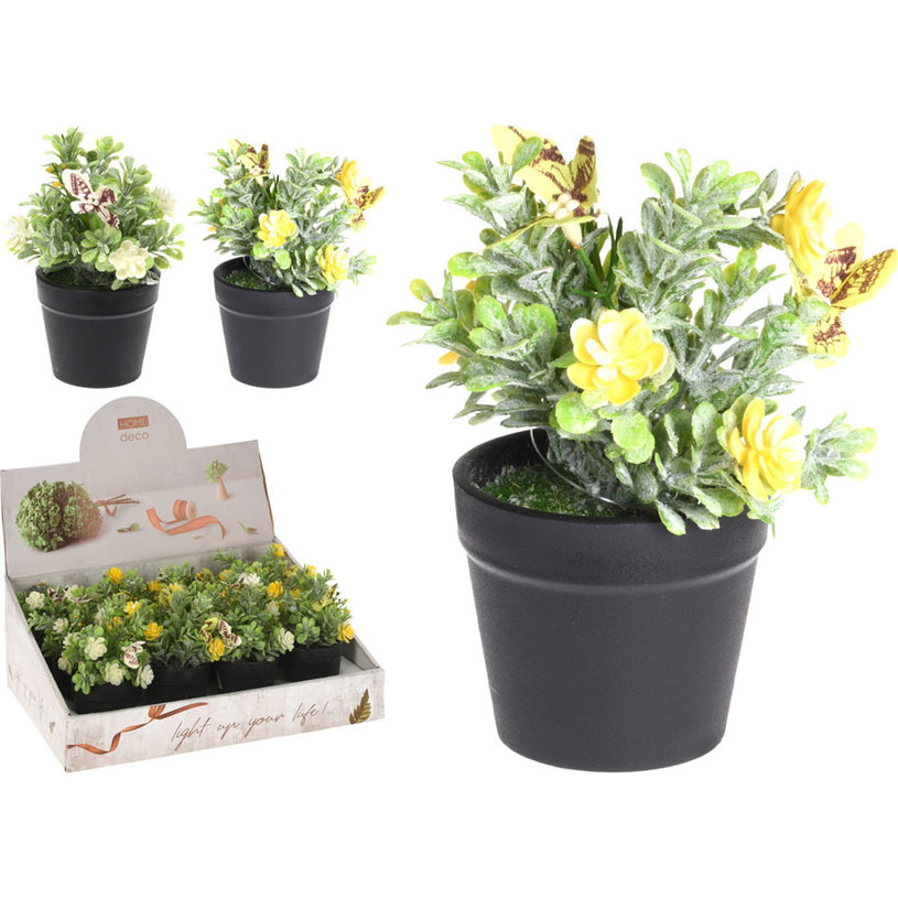 ИЗКУСТВЕНО РАСТЕНИЕ В САКСИЯ 14CM MIX ИЗКУСТВЕНО РАСТЕНИЕ В САКСИЯ 14CM MIX