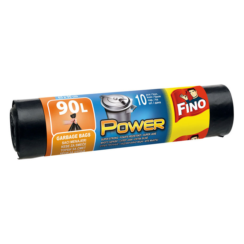 ТОРБИ ЗА ОТПАДЪЦИ POWER 90L 10БР 65X90CM ТОРБИ ЗА ОТПАДЪЦИ POWER 90L 10БР 65X90CM
