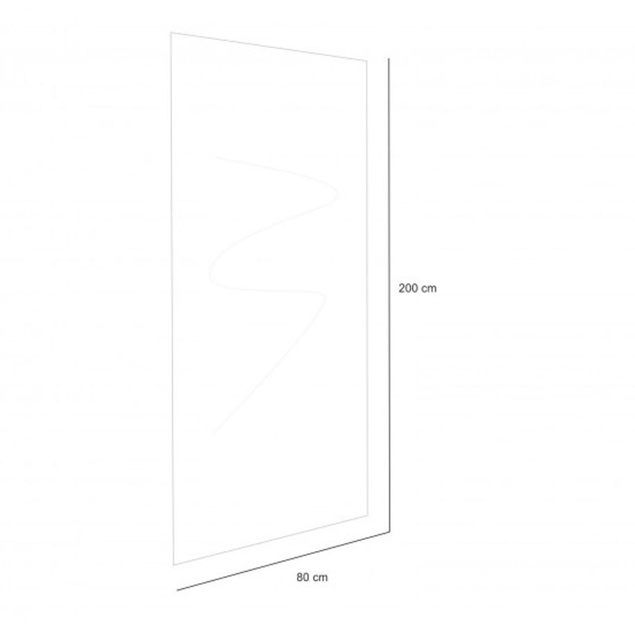 Walk-in layout with no door and no hinges