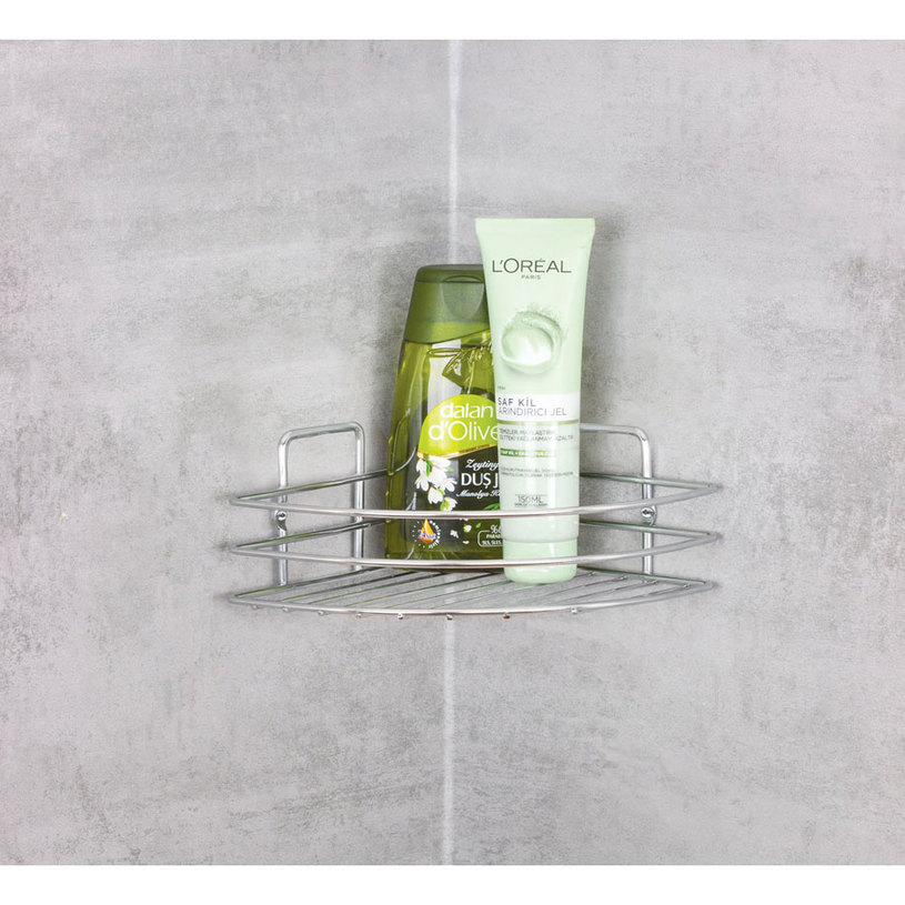 ЕТАЖЕРКА ЗА БАНЯ, ЪГЛОВА- 1 НИВО ХРОМ ЕТАЖЕРКА ЗА БАНЯ, ЪГЛОВА- 1 НИВО ХРОМ