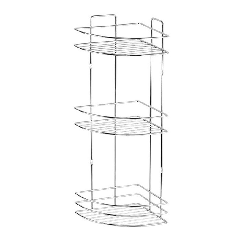ЕТАЖЕРКА ЗА БАНЯ, ЪГЛОВА- 3 НИВА ХРОМ ЕТАЖЕРКА ЗА БАНЯ, ЪГЛОВА- 3 НИВА ХРОМ