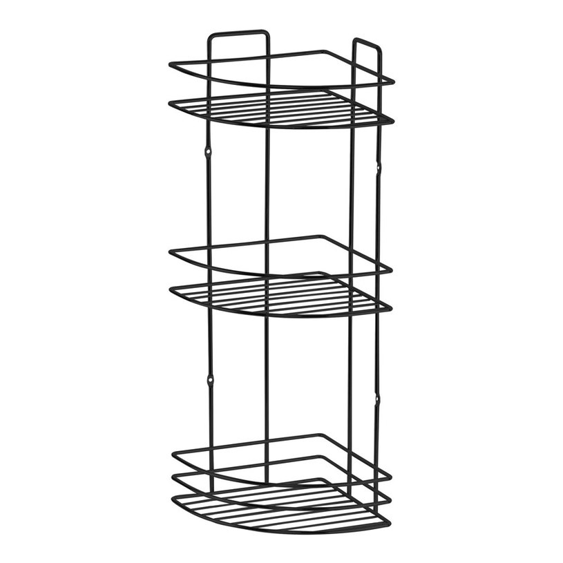 ЕТАЖЕРКА ЗА БАНЯ, ЪГЛОВА- 3 НИВА ЧЕРНА ЕТАЖЕРКА ЗА БАНЯ, ЪГЛОВА- 3 НИВА ЧЕРНА