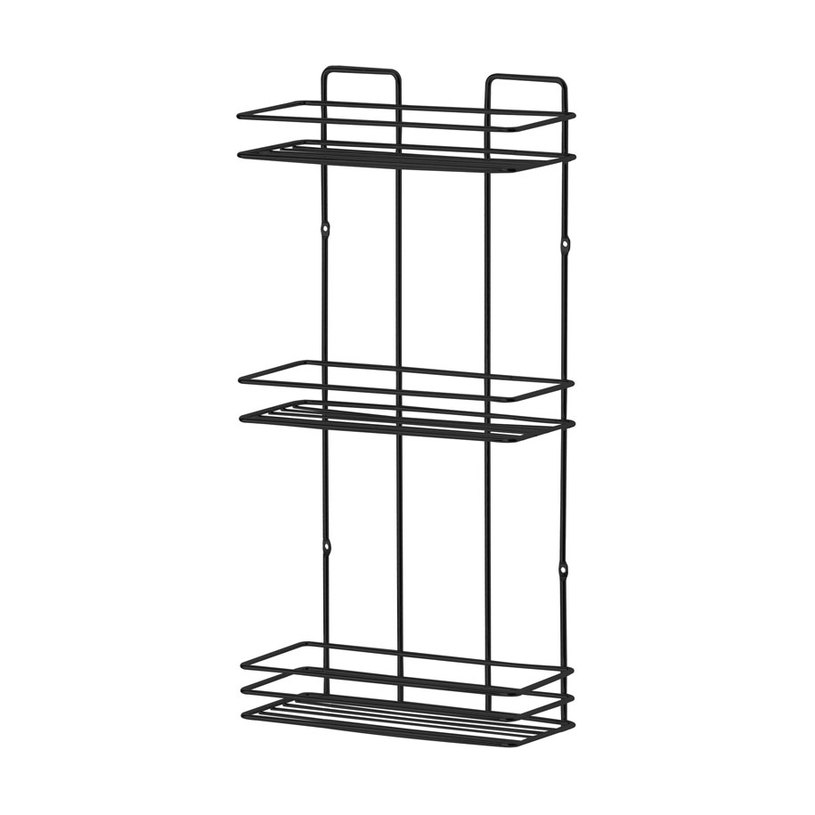 ЕТАЖЕРКА ЗА БАНЯ, СТЕННА- 3 НИВА ЧЕРНА ЕТАЖЕРКА ЗА БАНЯ, СТЕННА- 3 НИВА ЧЕРНА