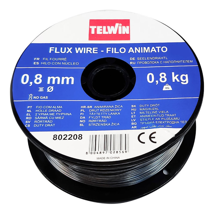 TELWIN ТРЪБНОФЛУС ЗАВ. ТЕЛ Ф0.8-0.8KG TELWIN ТРЪБНОФЛУС ЗАВ. ТЕЛ Ф0.8-0.8KG