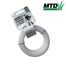 КОРДА ЗА ТРИМЕР ПРОФИЛ КРЪГ MTD 2.4 ММ 15 М КОРДА ЗА ТРИМЕР ПРОФИЛ КРЪГ MTD 2.4 ММ 15 М