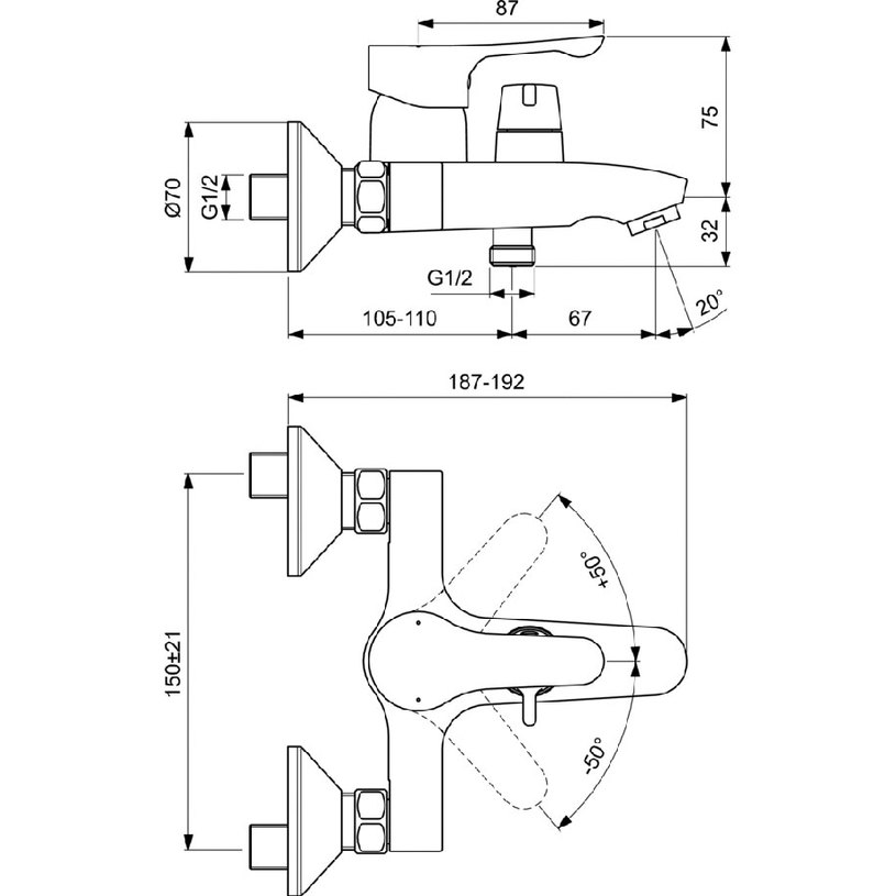 СМЕСИТЕЛ ALPHA СТЕНЕН В/Д BC489AA Р.П. СМЕСИТЕЛ ALPHA СТЕНЕН В/Д BC489AA Р.П.