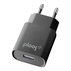 ЗАРЯДНО 220V USB-A 2A ЧЕРНО ЗАРЯДНО 220V USB-A 2A ЧЕРНО