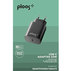 ЗАРЯДНО 220V USB-C 20W ЧЕРНО ЗАРЯДНО 220V USB-C 20W ЧЕРНО