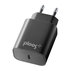 ЗАРЯДНО 220V USB-C 20W ЧЕРНО ЗАРЯДНО 220V USB-C 20W ЧЕРНО