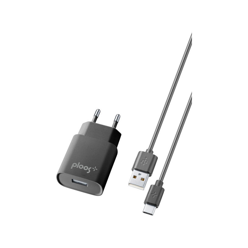 ЗАРЯДНО 220V USB-C 2A ЧЕРНО ЗАРЯДНО 220V USB-C 2A ЧЕРНО