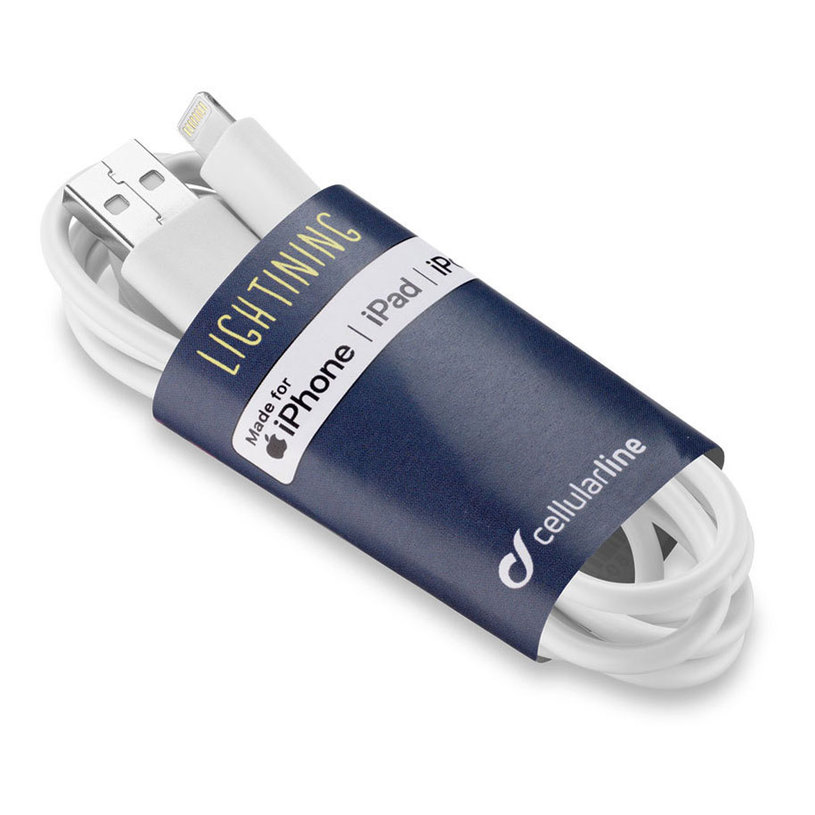 КАБЕЛ USB-A TO LIGHTNING 90 cm White КАБЕЛ USB-A TO LIGHTNING 90 cm White