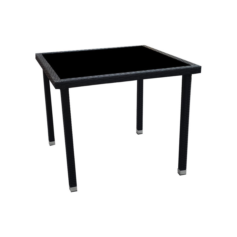 *МАСА PVC РАТАН 90X90X72СМ BLKHD-118 2@ *МАСА PVC РАТАН 90X90X72СМ BLKHD-118 2@