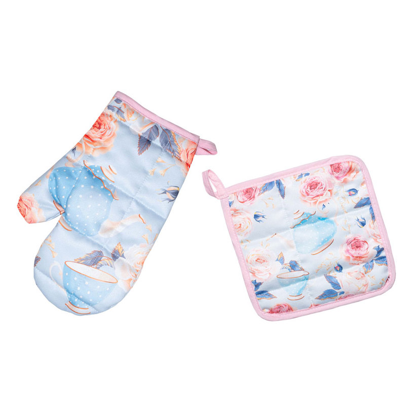 **К-Т РЪКАВИЦА И РЪКОХВАТКА ROSES **К-Т РЪКАВИЦА И РЪКОХВАТКА ROSES