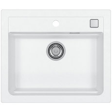 **КУХНЕНСКА МИВКА ATROX 30 БЯЛА @ **КУХНЕНСКА МИВКА ATROX 30 БЯЛА @