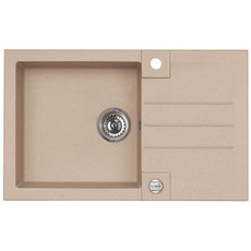 КУХНЕНСКА МИВКА ROCK 130 БЕЖОВА КУХНЕНСКА МИВКА ROCK 130 БЕЖОВА