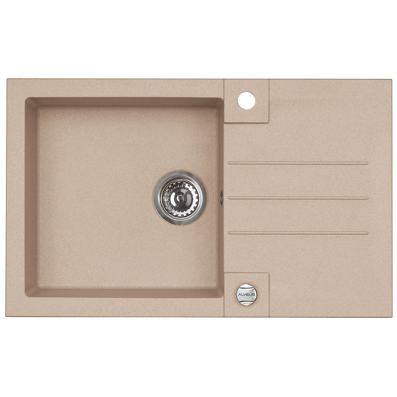 КУХНЕНСКА МИВКА ROCK 130 БЕЖОВА КУХНЕНСКА МИВКА ROCK 130 БЕЖОВА